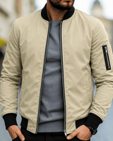 Giacca Bomber da Uomo con Tasca con Zip sulla Manica 4