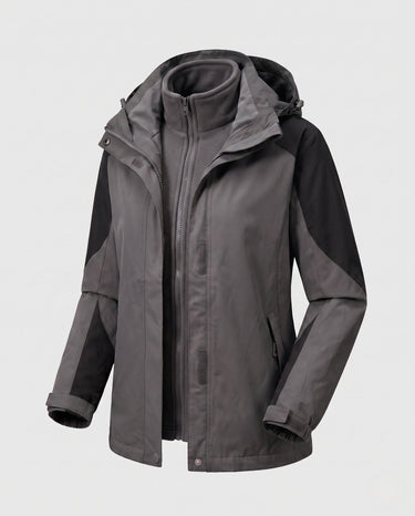 Giacca Outdoor Donna 2-in-1 con Cappuccio 12