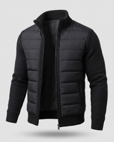Giacca Puffer Ibrida da Uomo con Maniche in Maglia 6