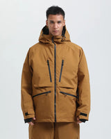 Giacca con cappuccio unisex con tasche multiple con zip 16