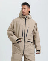 Giacca con cappuccio unisex con tasche multiple con zip 2