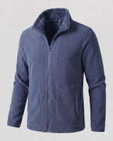 Giacca in pile da donna con collo a lupetto e zip integrale 15