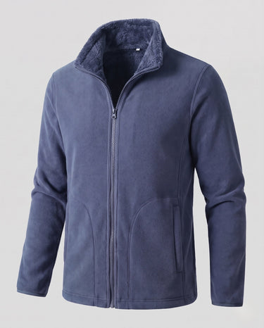 Giacca in pile da donna con collo a lupetto e zip integrale 15