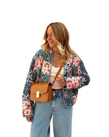 Giacca trapuntata patchwork da donna 1