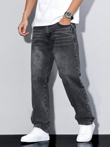 Jeans in denim vestibilità rilassata da uomo 18