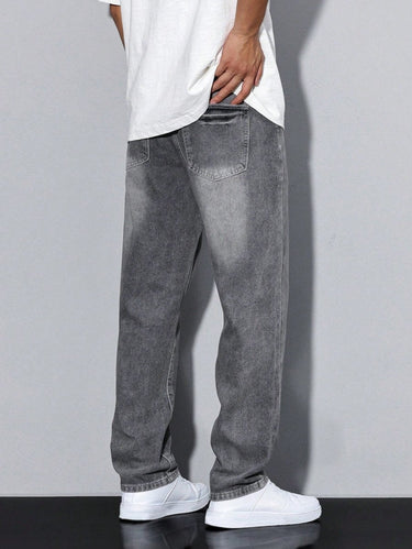 Jeans in denim vestibilità rilassata da uomo 19