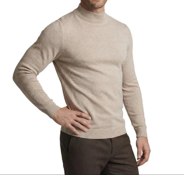 Maglione a maniche lunghe con collo alto da uomo 1