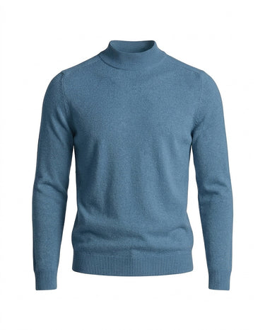 Maglione a maniche lunghe con collo alto da uomo 10