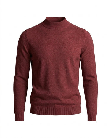 Maglione a maniche lunghe con collo alto da uomo 8