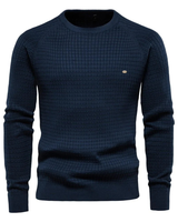 Maglione pullover in maglia testurizzata da uomo 1