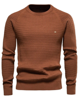 Maglione pullover in maglia testurizzata da uomo 5