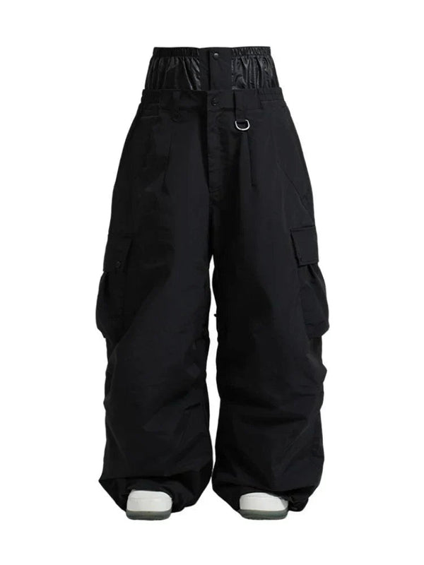 Pantaloni Cargo Larghi da Uomo con Vita Elastica 1