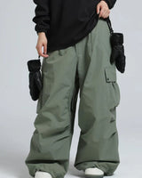 Pantaloni Cargo Larghi da Uomo con Vita Elastica 4