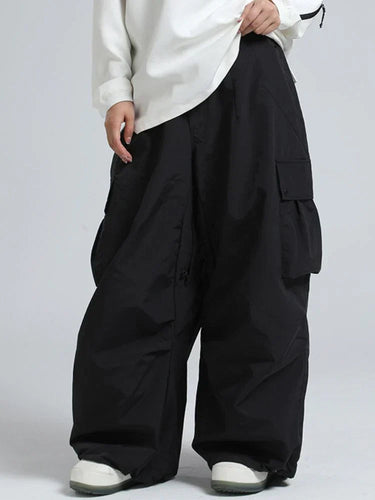 Pantaloni Cargo Larghi da Uomo con Vita Elastica 6