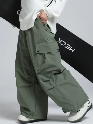 Pantaloni Cargo Larghi da Uomo con Vita Elastica 9