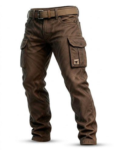 Pantaloni Cargo Utility da Uomo con Cintura 1