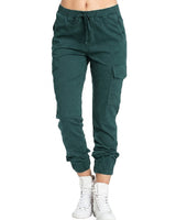 Pantaloni Jogger Cargo da Donna con Vita a Coulisse 1