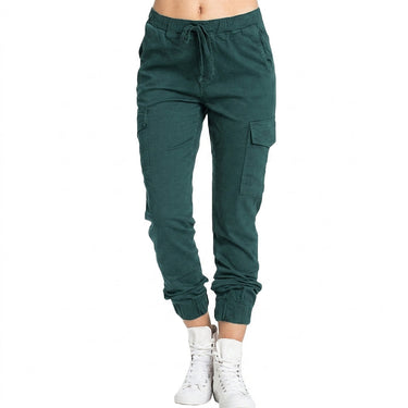 Pantaloni Jogger Cargo da Donna con Vita a Coulisse 1