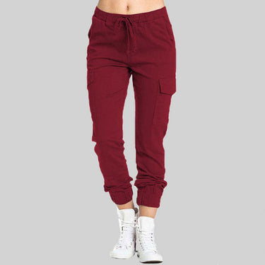Pantaloni Jogger Cargo da Donna con Vita a Coulisse 3