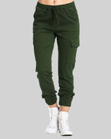 Pantaloni Jogger Cargo da Donna con Vita a Coulisse 6