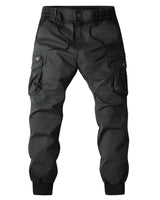 Pantaloni Jogger Cargo da Uomo con Tasche con Zip 4
