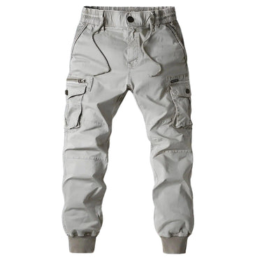 Pantaloni Jogger Cargo da Uomo con Tasche con Zip 6