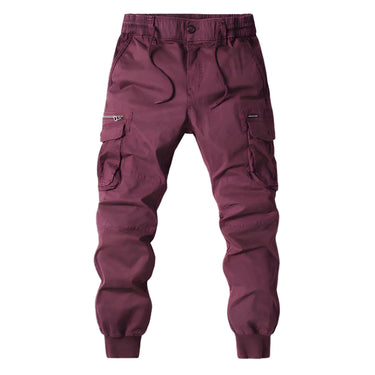 Pantaloni Jogger Cargo da Uomo con Tasche con Zip 7
