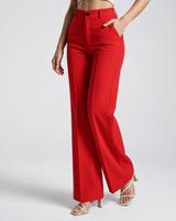 Pantaloni a gamba dritta a vita alta da donna 16