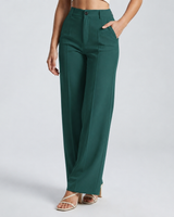 Pantaloni a gamba dritta a vita alta da donna 19