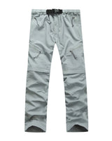 Pantaloni cargo convertibili da uomo con cintura regolabile 1
