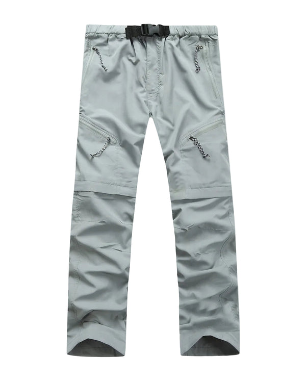 Pantaloni cargo convertibili da uomo con cintura regolabile 1
