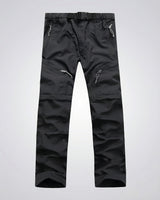 Pantaloni cargo convertibili da uomo con cintura regolabile 2