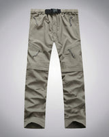 Pantaloni cargo convertibili da uomo con cintura regolabile 3