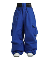 Pantaloni cargo da uomo a gamba larga con vita regolabile 2