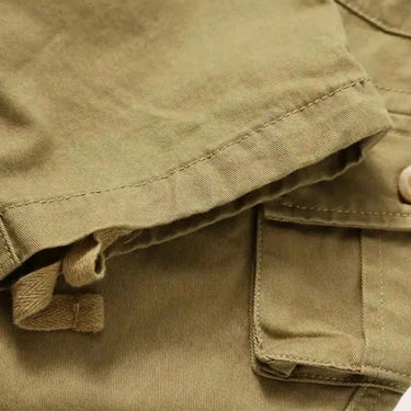 Pantaloni cargo da uomo con tasche a patta e cintura 6