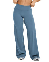 Pantaloni da Yoga a Gamba Larga a Vita Alta da Donna 3