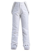 Pantaloni da sci da donna a gamba dritta con bretelle regolabili 6