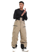 Pantaloni da sci da uomo con bretelle e chiusura a zip 1