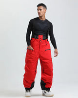 Pantaloni da sci da uomo con bretelle e chiusura a zip 13