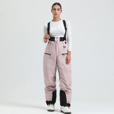 Pantaloni da sci da uomo con bretelle e chiusura a zip 20