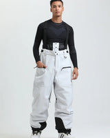 Pantaloni da sci da uomo con bretelle e chiusura a zip 3