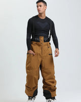 Pantaloni da sci da uomo con bretelle e chiusura a zip 7