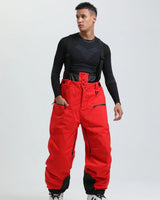 Pantaloni da sci da uomo con bretelle e chiusura a zip 8