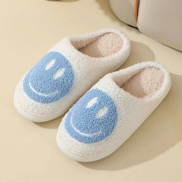 Pantofole Pelose da Donna con Faccina Smiley 12