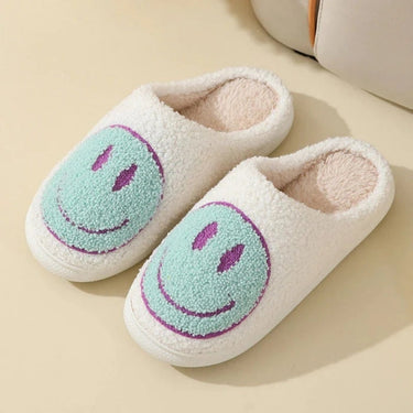 Pantofole Pelose da Donna con Faccina Smiley 13
