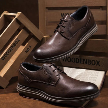 Scarpe Derby da uomo stringate con suola a contrasto 14