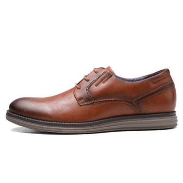 Scarpe Derby da uomo stringate con suola a contrasto 6
