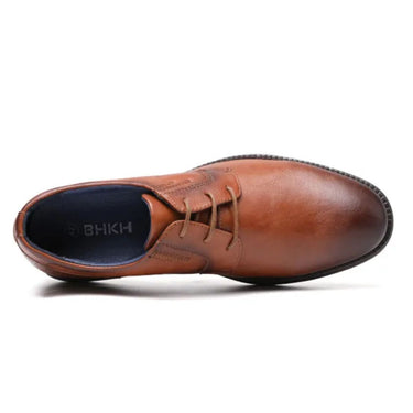 Scarpe Derby da uomo stringate con suola a contrasto 8