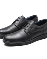 Scarpe Derby da uomo stringate con suola a contrasto 9