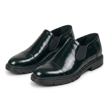 Scarpe Slip-On Brogue da Uomo con Pannelli Laterali Elastici 1